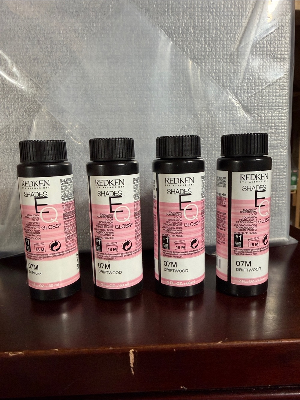 (4) Redken Shades EQ Gloss 07M Driftwood